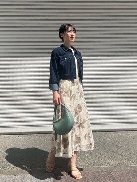 RUNA ONISHIさん（レディース・163cm）の春コーディネート