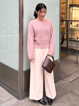 RUNA ONISHIさん（レディース・163cm）の冬コーディネート