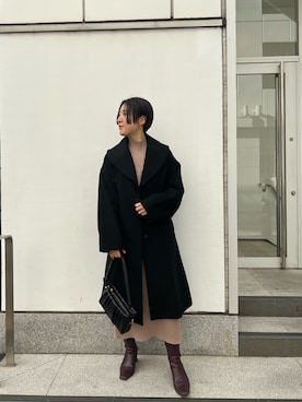 RUNA ONISHIさん（レディース・163cm）の冬コーディネート