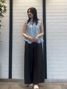 「LAGUNAMOON（ラグナムーン）のアイテム」を使った、RUNA ONISHIさん（レディース・163cm）の夏コーディネート