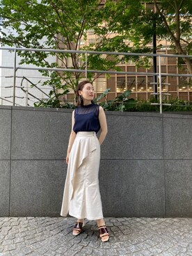 RUNA ONISHIさん（レディース・163cm）の夏コーディネート