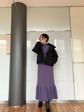 RUNA ONISHIさん(レディース・163cm)の冬コーディネート