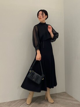 RUNA ONISHIさん（レディース・163cm）の秋コーディネート