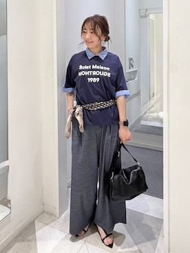 「GLOBAL WORK（グローバルワーク）のアイテム（パンツ）」を使った、★しーちゃん★さん（レディース・156cm）の夏コーディネート