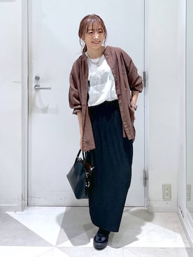 「アイテム（スカート）」を使った、★しーちゃん★さん（レディース・156cm・40代）の夏コーディネート