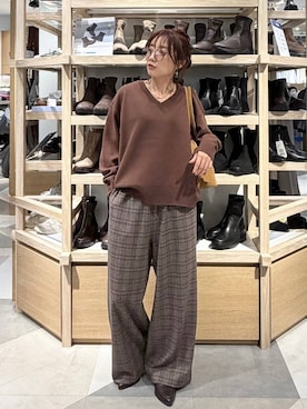 「アイテム（スウェット）」を使った、★しーちゃん★さん（レディース・156cm・40代）の秋コーディネート