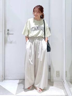 「若見え」｜「アイテム（アクセサリー）」を使った、★しーちゃん★さん（レディース・156cm）の夏コーディネート