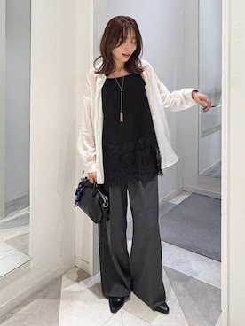 「BAYFLOW（ベイフロー）のアイテム（アクセサリー）」を使った、★しーちゃん★さん（レディース・156cm）の秋コーディネート