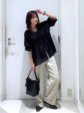 「アイテム（シャツ/ブラウス）」を使った、★しーちゃん★さん（レディース・156cm・40代）の夏コーディネート