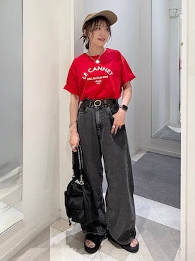 「GLOBAL WORK（グローバルワーク）のアイテム（帽子）」を使った、★しーちゃん★さん（レディース・156cm）の夏コーディネート
