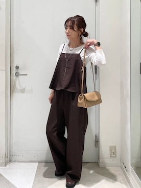 「ラフ」｜「アイテム（サロペット/オーバーオール）」を使った、★しーちゃん★さん（レディース・156cm）の秋コーディネート