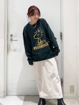 「アイテム（スウェット）」を使った、★しーちゃん★さん（レディース・156cm・40代）の秋コーディネート