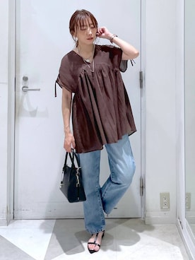 「リラックス」｜★しーちゃん★さん（レディース・156cm）の夏コーディネート