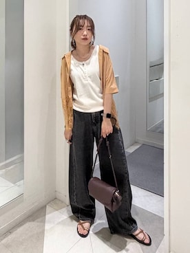 「リラックス」｜★しーちゃん★さん（レディース・156cm）の夏コーディネート