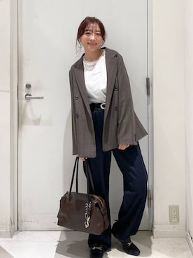 「アイテム（テーラードジャケット）」を使った、★しーちゃん★さん（レディース・156cm・40代）の秋コーディネート