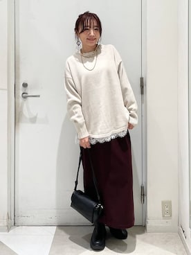 「GLOBAL WORK（グローバルワーク）のアイテム（スカート）」を使った、★しーちゃん★さん（レディース・156cm）の秋コーディネート