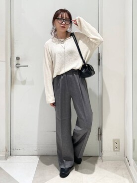 「GLOBAL WORK（グローバルワーク）のアイテム（メガネ）」を使った、★しーちゃん★さん（レディース・156cm）の秋コーディネート