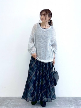 「アイテム（アクセサリー）」を使った、★しーちゃん★さん（レディース・156cm・40代）の秋コーディネート
