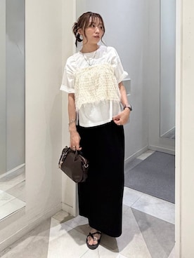 「GLOBAL WORK（グローバルワーク）のアイテム（アクセサリー）」を使った、★しーちゃん★さん（レディース・156cm）の夏コーディネート