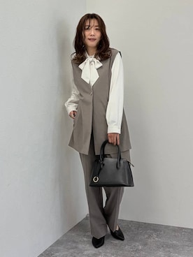 「アイテム（パンプス）」を使った、★しーちゃん★さん（レディース・156cm・40代）の冬コーディネート