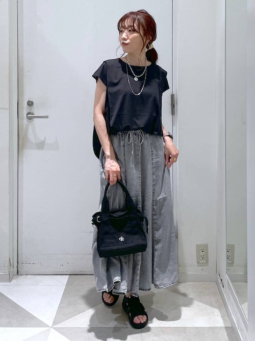 専用【9/7まで】 GLOBAL WORK スカート エアリーリラックスDENIMスカート/282484