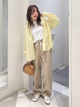 「GLOBAL WORK（グローバルワーク）のアイテム（トップス）」を使った、★しーちゃん★さん（レディース・156cm）の春コーディネート