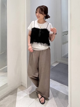 「GLOBAL WORK（グローバルワーク）のアイテム（パンツ）」を使った、★しーちゃん★さん（レディース・156cm）の夏コーディネート