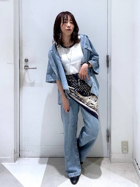 「アイテム（タンクトップ）」を使った、★しーちゃん★さん（レディース・156cm・40代）の夏コーディネート