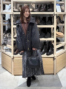 「アイテム（ボストンバッグ）」を使った、★しーちゃん★さん（レディース・156cm・40代）の秋コーディネート