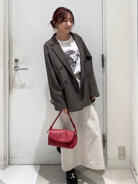「アイテム（テーラードジャケット）」を使った、★しーちゃん★さん（レディース・156cm・40代）の秋コーディネート