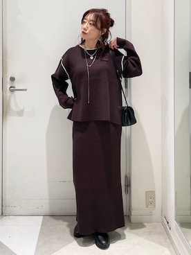 「アイテム（ワンピース）」を使った、★しーちゃん★さん（レディース・156cm・40代）の秋コーディネート