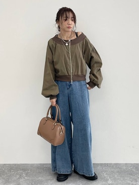 「アイテム（ローファー）」を使った、★しーちゃん★さん（レディース・156cm・40代）の秋コーディネート