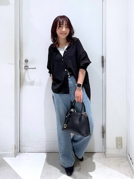 「アイテム（ローファー）」を使った、★しーちゃん★さん（レディース・156cm・40代）の夏コーディネート
