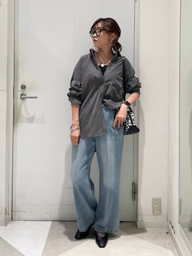 「アイテム（メガネ）」を使った、★しーちゃん★さん（レディース・156cm）の秋コーディネート