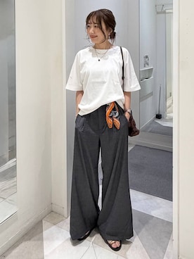 「GLOBAL WORK（グローバルワーク）のアイテム（パンツ）」を使った、★しーちゃん★さん（レディース・156cm）の夏コーディネート