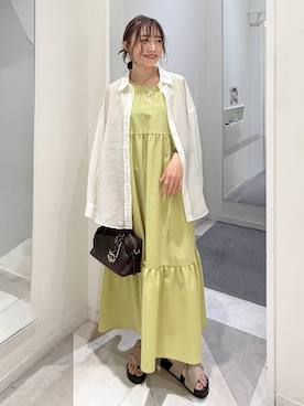 「GLOBAL WORK（グローバルワーク）のアイテム」を使った、★しーちゃん★さん（レディース・156cm）の夏コーディネート