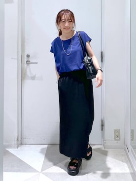 「若見え」｜「アイテム（アクセサリー）」を使った、★しーちゃん★さん（レディース・156cm）の夏コーディネート