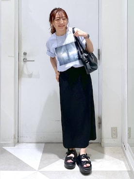 「若見え」｜「アイテム（アクセサリー）」を使った、★しーちゃん★さん（レディース・156cm）の夏コーディネート