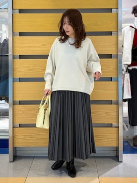 「アイテム（スカート）」を使った、★しーちゃん★さん（レディース・156cm・40代）の冬コーディネート