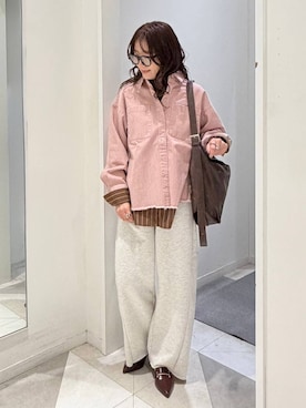 「GLOBAL WORK（グローバルワーク）のアイテム（パンツ）」を使った、★しーちゃん★さん（レディース・156cm）の冬コーディネート