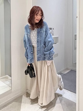 「GLOBAL WORK（グローバルワーク）のアイテム（アクセサリー）」を使った、★しーちゃん★さん（レディース・156cm）の冬コーディネート