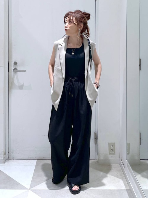 ♡さん用 黄色シャツコーデ #シャーリングトップス #柔らかい色合い #デニム