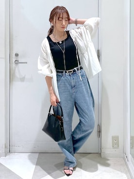 「アイテム（タンクトップ）」を使った、★しーちゃん★さん（レディース・156cm・40代）の夏コーディネート