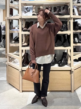 「リラックス」｜★しーちゃん★さん（レディース・156cm）の冬コーディネート