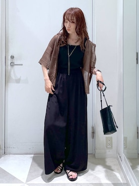 「アイテム（タンクトップ）」を使った、★しーちゃん★さん（レディース・156cm・40代）の夏コーディネート
