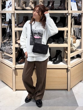 「GLOBAL WORK（グローバルワーク）のアイテム（スニーカー）」を使った、★しーちゃん★さん（レディース・156cm）の秋コーディネート