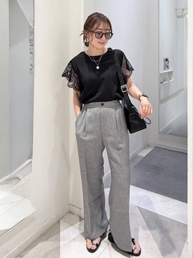 「GLOBAL WORK（グローバルワーク）のアイテム（トップス）」を使った、★しーちゃん★さん（レディース・156cm）の夏コーディネート