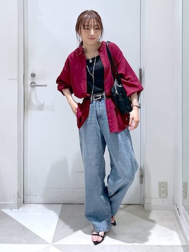 「アイテム（ボストンバッグ）」を使った、★しーちゃん★さん（レディース・156cm・40代）の夏コーディネート