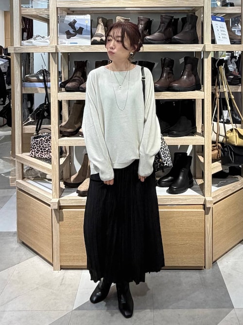 【未使用級】ドゥーズィエムクラス ふわふわ シャギー ボートネックプルオーバー セール】ふわふわHugmeボートネックプルオーバー/599622（ニット