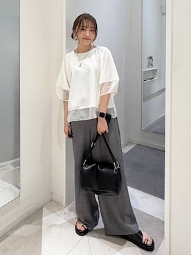 「GLOBAL WORK（グローバルワーク）のアイテム」を使った、★しーちゃん★さん（レディース・156cm）の夏コーディネート